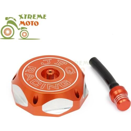 CNC Aluminum Gas Fuel Petrol Tank Cap Cover For KTM SX SXR EGS EXC MXC LC4 50 85 125 200 250 300 350 360 380 400 440 450 520 525
