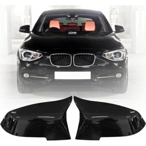 Bat Mirror Cover For BMW 2 Series Piano Black Universal Easy Setup Sport 2 Peices Car Auto Accessories Fast Cargo Quality Gloss