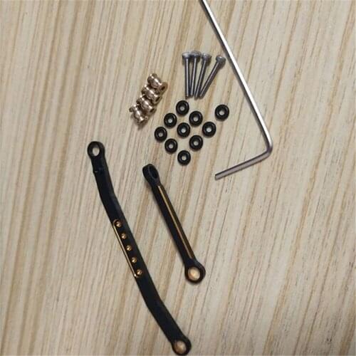 Two-color aluminum For 1 / 24 axial scx 24 90081 model car alloy high fastening steering rod auto parts