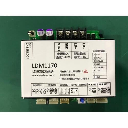 LDM1170 semiconductor diode laser LD constant current drive module, 0.3A, continuous pulse