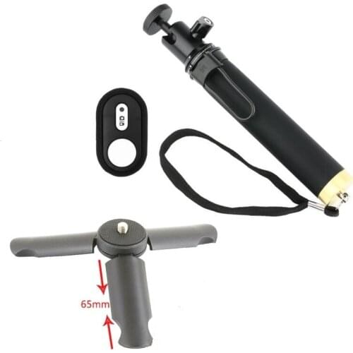 Clownfish For xiaoyi Bluetooth Remote Control monopod tripod Handheld Selfie Stick for Xiaomi YI/2 4k action Camera accessories