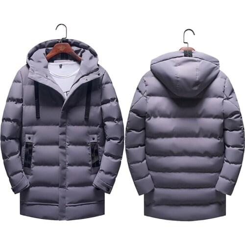 Long Down Cotton Jacket Men Top Quality Thick Winter 2020 NEW Hooded Thick Warm Parka Waterproof Windproof Coat -30 degrees