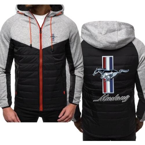 2021 New Men Hoodies for MUSTANG Tools Spring Autumn Jacket Casual Sweatshirt Long Sleeve Zipper Hoody