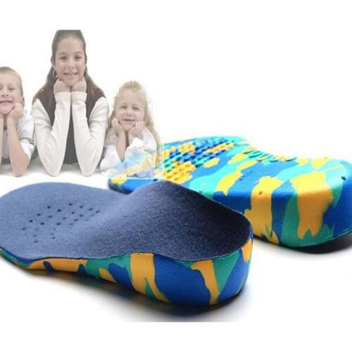 New Kids Flat Feet Arch Support Insoles Orthotic Orthopedic Shoe Inserts S M L XL XXL Correction Comfort All Season Anti Slip