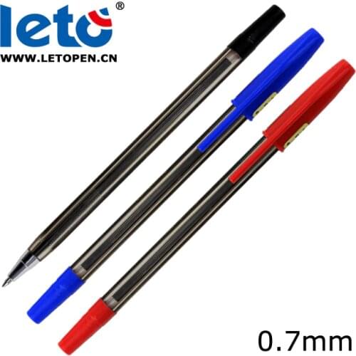 Popular 1 pcs 3 Colors Ball Point Pen 0.7mm Classic School & Office Sign Exam Business Smooth Quality supplies