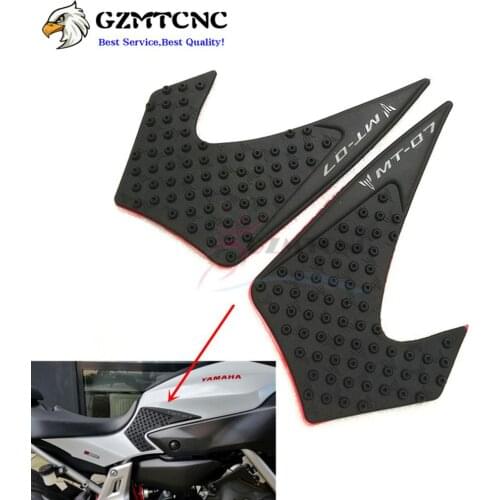 MT07 Fairing Protector Anti Slip Tank Pad Sticker Gas Knee Grip Traction Side 3M Decal for Yamaha MT-07 2013 2014 2015 2016 2017