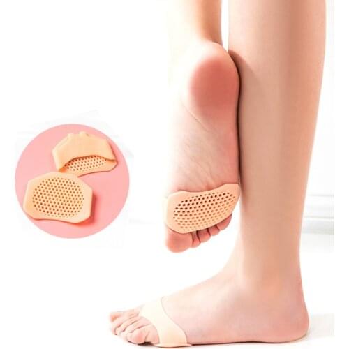 1pair Silicone Soft Pads High Heel Gel Insoles Breathable Health Care Shoe Insole Insert Shoes Accessories Dropshipping