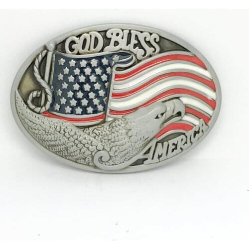Western cowboy belt buckle American flag eagle buckle men and women zinc alloy fashion personality men and women accessories