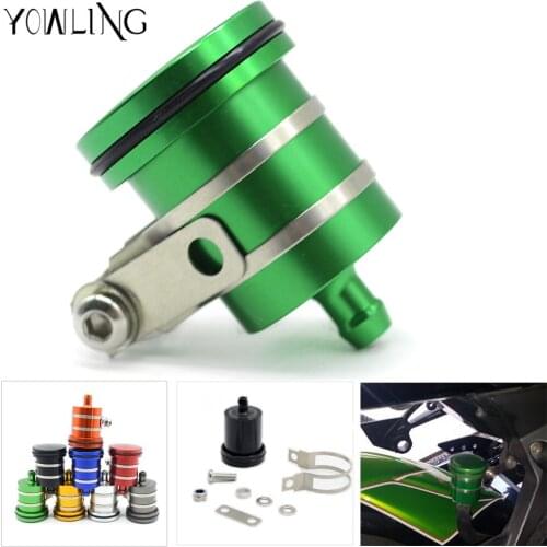 Universal Motorcycle Brake Fluid Reservoir Clutch Tank Oil Fluid Cup For kawasaki NINJA 650R/ER-6F/ER-6N NINJA 250 300 z300