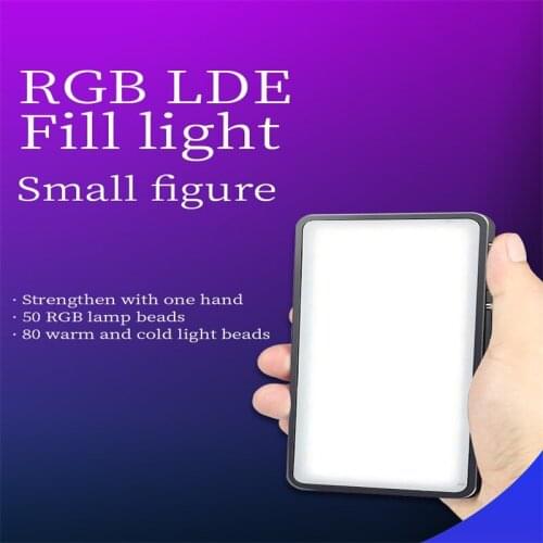 VELEDGE VLD-02RGB Fill Light Full Color Bag Fill Light Special Effect Light Painting Photography Like Light Effect Light