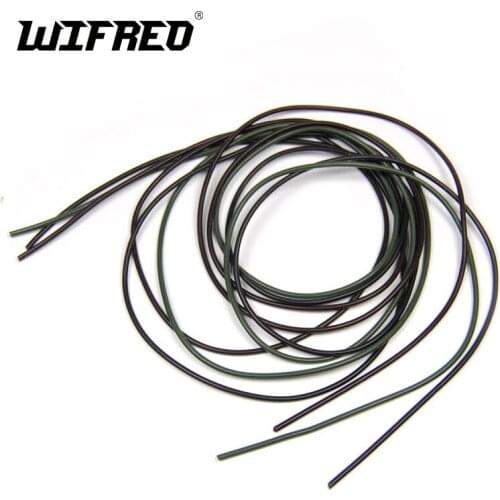 Wifreo 2pcs/ensemble 2meter/pack Carp Fishing Silicone Tubing Black Olive Brown Color for Hair Rig Making