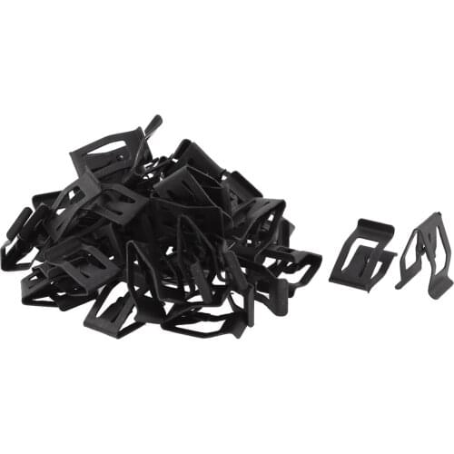 X Autohaux 50Pcs Auto Car Front Interior Console Dash Dashboard Trim Metal Retainer