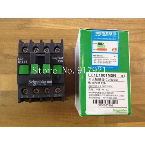 [ZOB] original LC1E 1801 220V AC contactor genuine original --5pcs/lot
