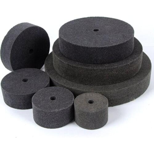 150/200mm/250mm/300mm 1 pieces Nylon Fiber Polishing Wheel Non-woven Unitized Wheel