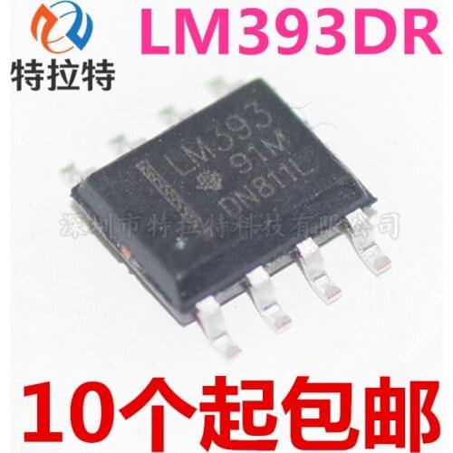 50Pcs/Lot LM393 Lm393dr Sop-8 Dual Voltage Comparator Chip Brand New
