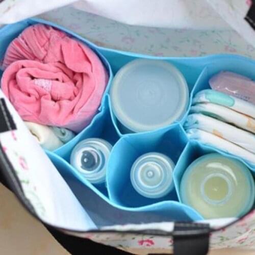 7 Liners Baby Diaper Nappy Changing Bag Stuffs Insert Storage Bin Baby Toy Bucket Portable Child Large Storage Basket
