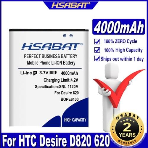 HSABAT 3800mAh BOPE6100 Battery For HTC Desire D820 820 mini 620 D620 D820MU D820MT 820mini D620G/H/U 620G 620H