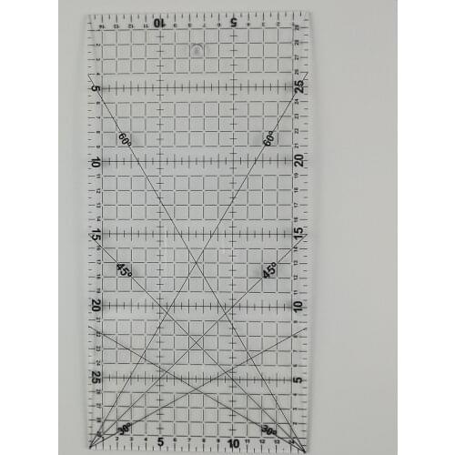 Acrylic Sew Patchwork Ruler Tailor Tools Sewing Machine Accessories Fabric Sewing Patchwork Ruler DIY Manual Accessories 15*30CM