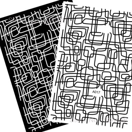 White Black Nail Art Stickers Line Decoration Sticker Design Manicure Back Glue Luxury Nail Decals Accessoires for Nail DIY