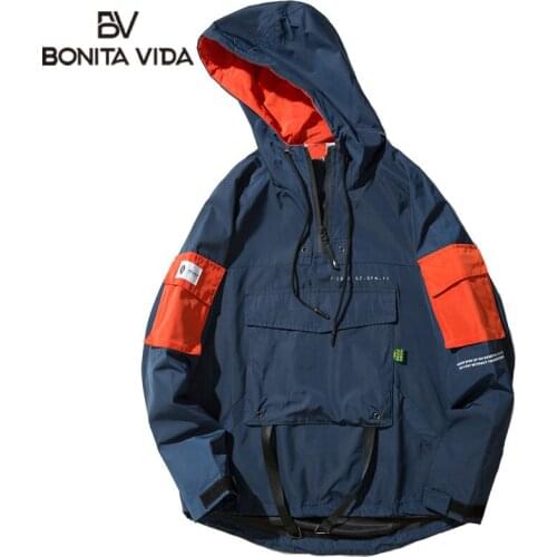 BONITA VIDA Hooded Jackets For Men