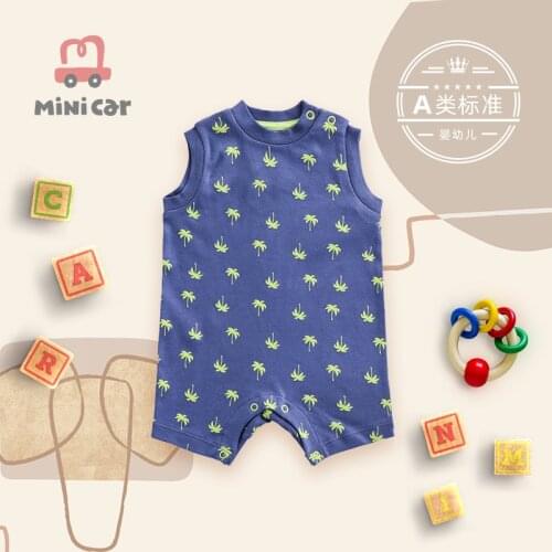 Baby romper baby romper Summer Cotton sleeveless outwear