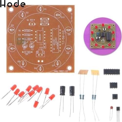 Electronic Lucky Rotary Suite DIY Kits Production Parts And Components