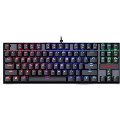 Redragon k552 Mechanical Gaming keyboard 87 Keys RGB Backlit Waterproof Keyboard