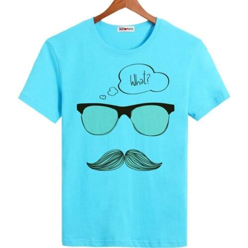 BGtomato sunglasses and beard t shirt for men Originality short sleeve fashion shirt Brand good quality comfortable modal tops