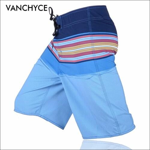 VANCHYCE Mens Shorts Beach Bermuda Short Quick Dry Silver Board Shorts Brand Swimwear Men Masculino Star Shorts