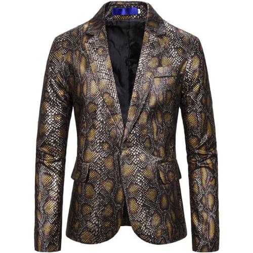 2021 Men Casual Suit Print Color Spring And Autumn Full Sleeve Blazers