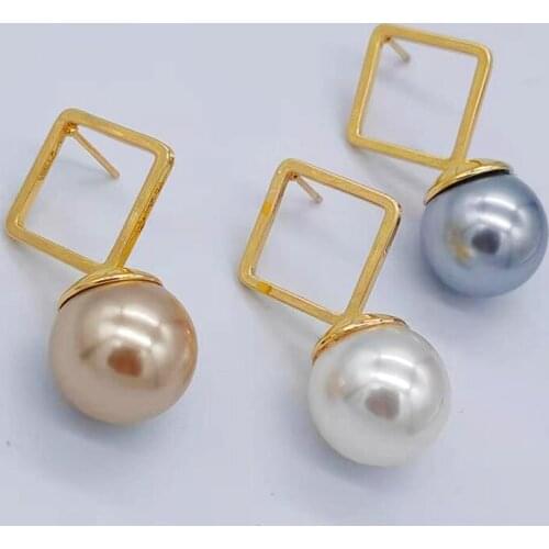 New Style Gold Plated Hoop Earrings For Women Ladies Women Pendants Necklaces Small Stud Earrings Jewellery Sets Accessories