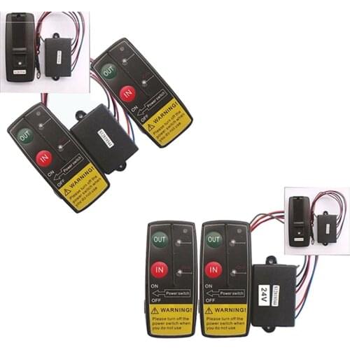 50Ft Auto Wireless Console Winch Remote Control Car Manual Transmitter Button Console For Car Atv Suv Truck