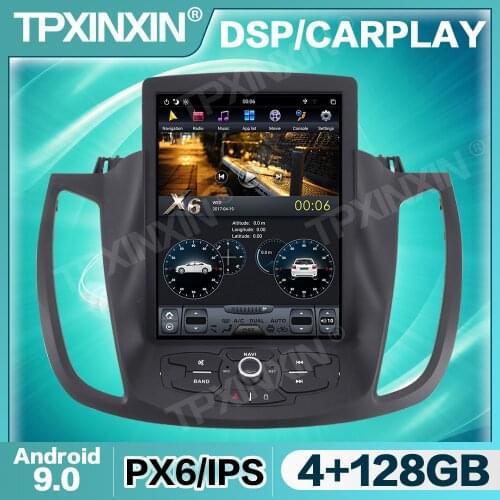 Tesla IPS Touch Screen For Ford Kuga 2013 2014 2015 - 2017 Android 9.0 Car Radio Multimedia Video DVD Player Navigation GPS 2din