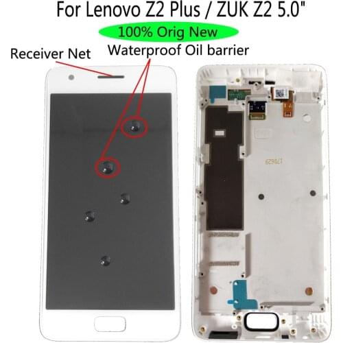 Shyueda 100% Original NEW with frame For Lenovo Z2 Plus / ZUK Z2 Z2132 Z2131 5.0" LCD Display Touch Screen Digitizer