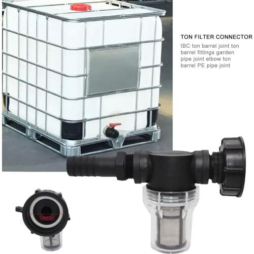 Ton Barrel Filter Connector Garden Water Ball Valve IBC Ton Barrel Joint Garden Hose Adapter Non-toxic Connector