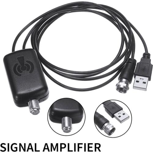 High Quality 25dB TV Signal Amplifier Booster Portable Easy Installation Indoor Television Antenna Amplifiers
