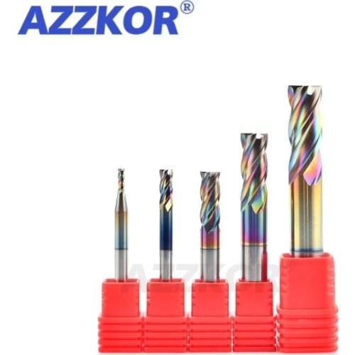 High-efficiency Coated Aeronauti Aluminum Milling Cutter Wear-resistant Sharp Type Large Cutting Depth Large Feed Milling Cutter