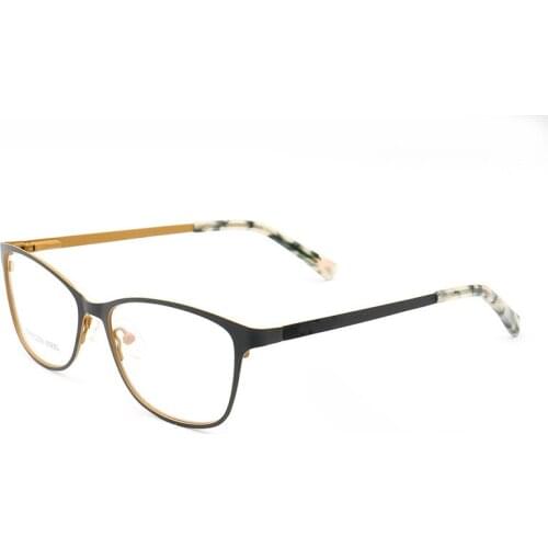 Womens Fashion Steel Sheet Myopia Glasses Frame Colorful