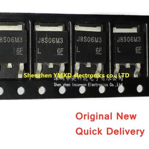 10Pcs/Lot New TJ8S06M3L J8S06M3L TO-252 P Channel -60V -8A MOSFET Field Effect Transistor