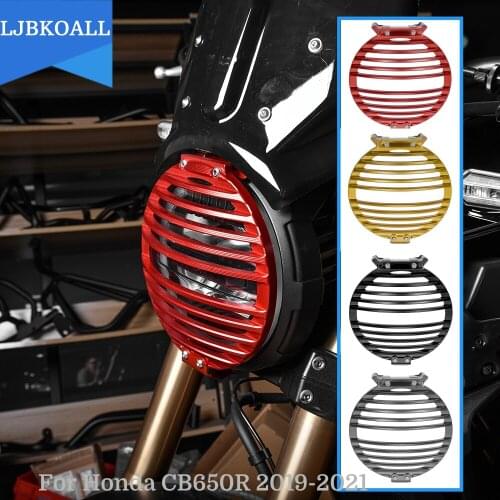 2020 CB 650R CB650 R Motorcycle Headlight Grille Guard Cover CNC Aluminum Protector for Honda CB650R 2019-2021 Accessories