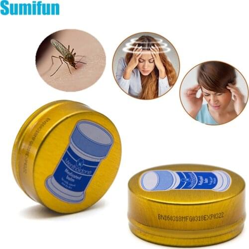 4g Cooling Oil Balm Ointment For Anti Mosquito Headache Toothache Stomachache Dizziness Antipruritic Essential Oil Tiger Balm