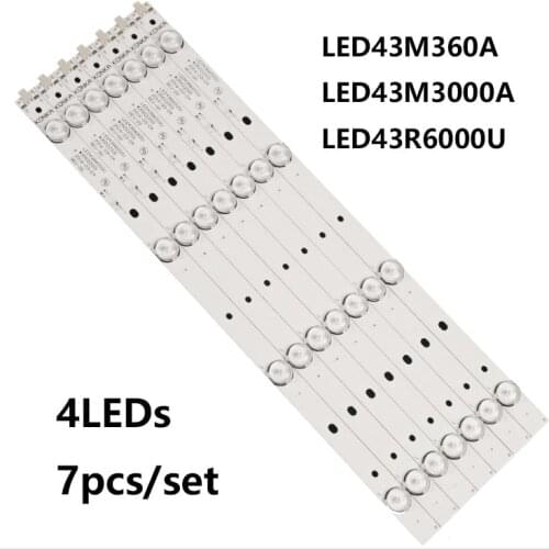 Brand new original for kangjiaLED43R6000U LED43M360A LED43M3000A light strip 35021982 35022001