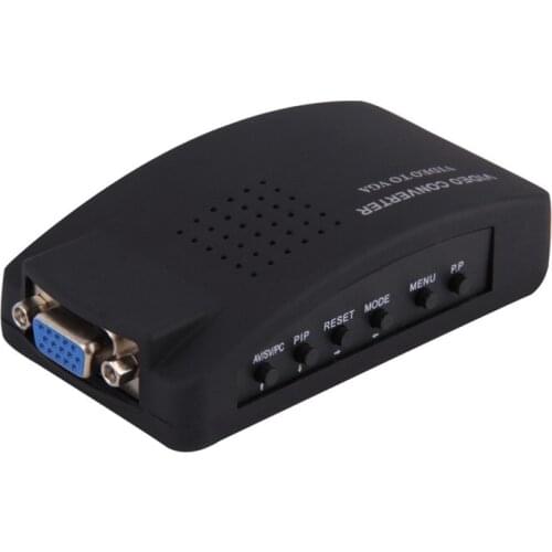 AV to VGA splitter TV PC av to vga HD video converter set-top box to computer