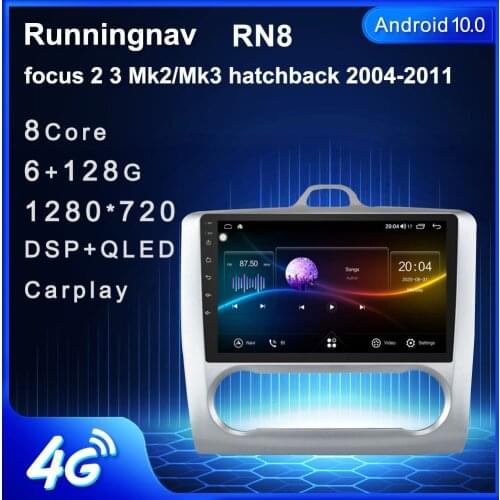 For ford focus 2 3 Mk2/Mk3 hatchback Android Car Radio Multimedia Video Player Navigation GPS