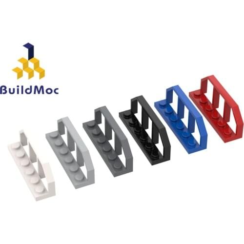 BuildMOC 6583 6 x 1.5 x 2.4 End modified version with train wagon 1 x 6 For Building Blocks Parts DI