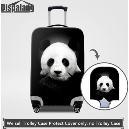 Dispalang Elastic Animals Panda Luggage Cover For 18-30 Inch Case Luggage Protector Travel Accessories Suitcase Dustproof Covers