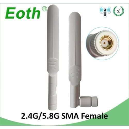 2.4GHz wifi antenna pbx 5.8Ghz 5G antenna 8dbi RP-SMA Dual Band Antena WI FI antenne aerial wireless router 2.4 ghz antennas