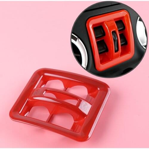 DWCX Red ABS Window Lift Switch Cover Trim Panel Moulding Fit for Jeep Wrangler JK 2011 2012 2013 2014 2015 2016 2017 2018