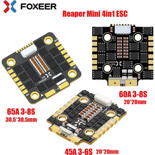 Foxeer Reaper Mini 45A BLheli32 DSHOT1200 3-6S 4in1 Brushless ESC for RC FPV Racing Freestyle Drones Replacement Parts