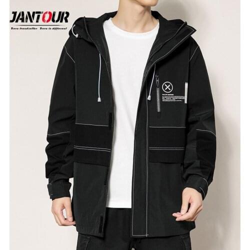 Мужские куртки с капюшоном JANTOUR China At AliExpress